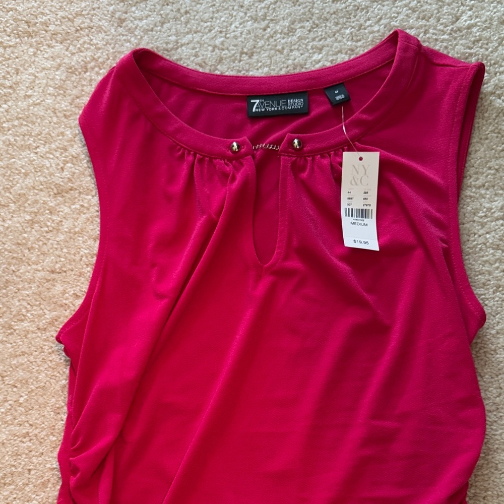 NY&C Pink Sleeveless Top